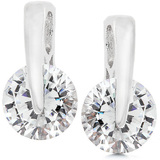 Solid 925 Sterling Silver Drop earrings 