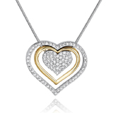 Inne Heart Necklace Embellished with Crystals from Swarovski