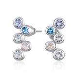 Bubble Earrings Embellished with Crystals from Swarovski