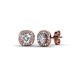 Luxor Stud Earrings Embellished with Crystals from Swarovski -RG