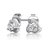 Solid 925 Sterling Silver Classic studs