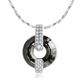 Infinite Pendant Necklace Embellished with Crystals from Swarovski