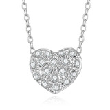 Encrusted Heart Set Embellished with Crystals from Swarovski