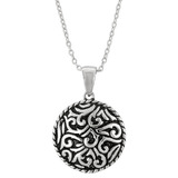Solid 925 Sterling Silver Pend. Necklace
