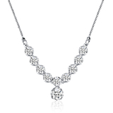 Chalten Pendant Necklace Embellished with Crystals from Swarovski