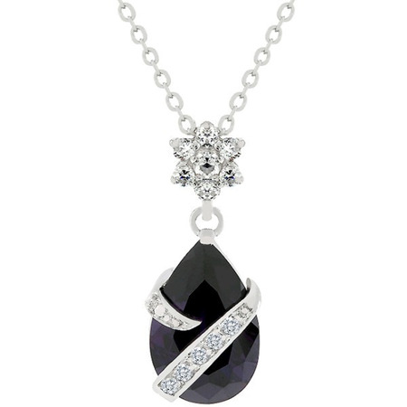 Royalty Amethyst Coloured Pend Necklace