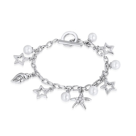 Deluxe Charm Bracelet Embellished with Crystals from Swarovski