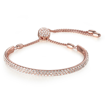 Slider Series Bracelet Embellished with Crystals from Swarovski -RG