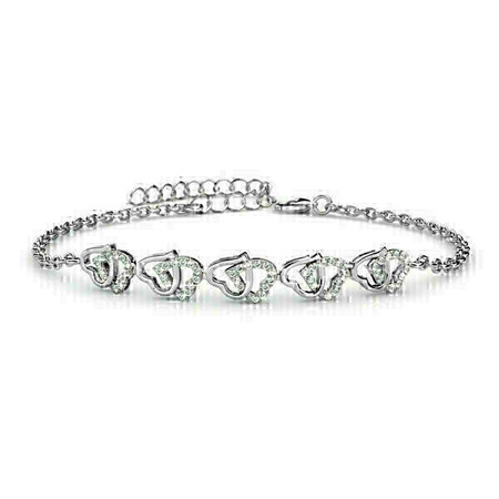Love is Love Bracelet Embellished with Crystals from Swarovski