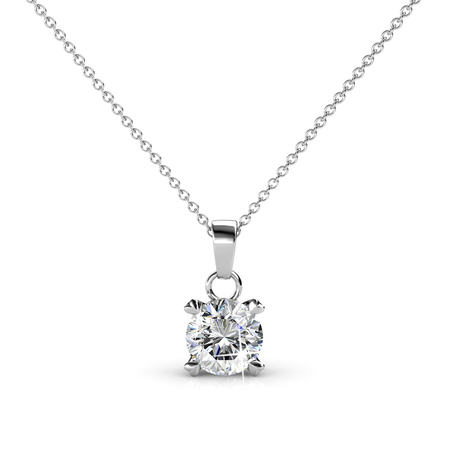 Classic Pendant necklace Embellished with Crystals from Swarovski