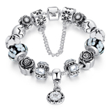 Pandora Inspired Full Set Beaded Charm Bracelet