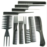 10pcs Professional Hairdressing Salon Comb Set
