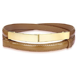 Genuine Cow Leather Skinny Waist Belt-Vogue brown