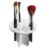 Makeup Brush Rack Storage Holder Stand & Dryer -White