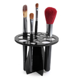 Makeup Brush Rack Storage Holder Stand & Dryer -Black