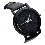 Elegant Watch - Black Star Dust / Black - 40mm