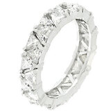 Exquisite Eternity Band w White Gold 