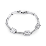 3 Setting Bracelet Embellished with Crystals from Swarovski