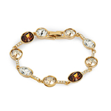 9 Setting Bracelet Embellished with Crystals from Swarovski