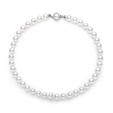 16inch Pearl Necklace Ft 10mm Swarovski Pearls