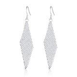 925 Silver Diamond shape earrings