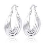 925 Silver 4 Arch earrings