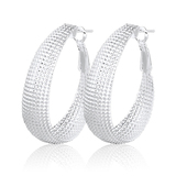 925 Silver Arch Mesh earrings