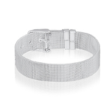 925 Silver belt bracelet with buckle 