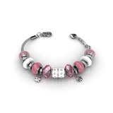 Charm bracelet set Embellished with Crystals from Swarovski