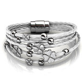 Clover Bracelet Embellished with Crystals from Swarovski -WG