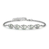 Love is Love Bracelet Embellished with Crystals from Swarovski