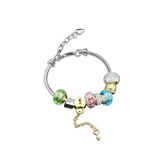 Bella Charm Bracelet Set Embellished with Crystals from Swarovski