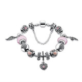 Divine Charm Bracelet Set Embellished with Crystals from Swarovski