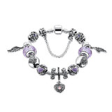 Horizons Charm Bracelet Set Embellished with Crystals from Swarovski
