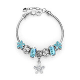Passionista Charm Bracelet Set Embellished with Crystals from Swarovski