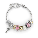 Sunny Charm Bracelet Set Embellished with Crystals from Swarovski