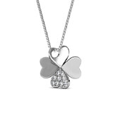 Clover Pendant Necklace Embellished with Crystals from Swarovski