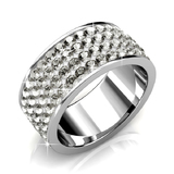Premium Ring Embellished with Crystals from Swarovski