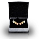 Interchangeable Pearl Earrings Box Set Embellished with Crystals from Swarovski