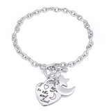 To the moon and back bracelet