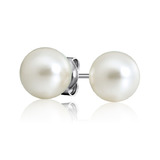 Solid 925 Sterling Silver Pearl Earrings