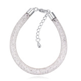 Mesh Bracelet Embellished with Crystals from Swarovski