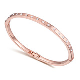 Classic Bangle Embellished with Crystals from Swarovski -RG