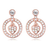 Luciana  Earrings Embellished with Crystals from Swarovski