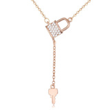 Valenciaro Pendant Necklace Embellished with Crystals from Swarovski -G