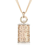 Marseille Long Pendant Necklace Embellished with Crystals from Swarovski