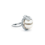 Pearl Pave Ring Embellished with Crystals from Swarovski