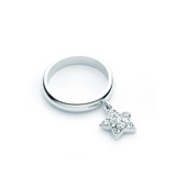 Shooting Star Ring Embellished with Crystals from Swarovski