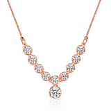 Chalten Pendant Necklace Embellished with Crystals from Swarovski -RG