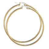 Hoop Earrings 60mm - Gold